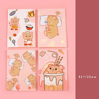 Cuaderno Creativo para Estudiantes, Diseño de Dibujos Animados, Bonito y Práctico, Fácil de Llevar, Cuaderno Pequeño
