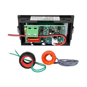 交流80-300V 100A数字显示电压表和电流表双检测器，带220V 0-50A 0-100A液晶显示型号D69-2042 - Product Image 3