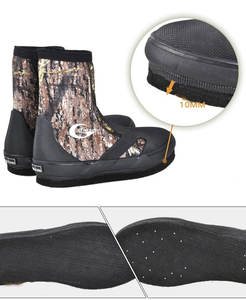 Scarponi da pesca impermeabili da 5mm in <span class=keywords><strong>gomma</strong></span> Neoprene da uomo <span class=keywords><strong>scarpe</strong></span> da ghiaccio con mosca da ponte <span class=keywords><strong>per</strong></span> la caccia alla pioggia <span class=keywords><strong>per</strong></span> immersioni con la roccia, peso leggero del fiume - Product Image 3