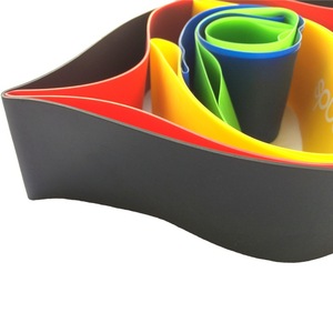 Bandes de résistance en latex colorées, ensemble en caoutchouc naturel pour le fitness, le yoga, les exercices de musculation, le lifting des fesses et le remodelage corporel - Product Image 2