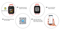 Reloj Inteligente para Estudiantes HW03 4G LTE con Rastreador GPS, Llamada de Emergencia SOS, Tarjeta NFC para el Campus, Resistente al Agua IP68 para la Seguridad de los Niños