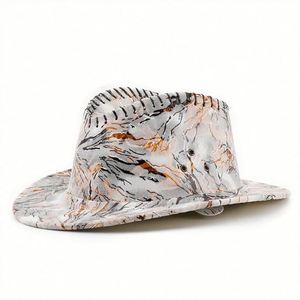 2025 New Arrival Vegan Suede Leather Cowboy <b>Hat</b> Beach Travelling Fashion Dress Short Brim Fedora <b>Hat</b> - Product Image 6