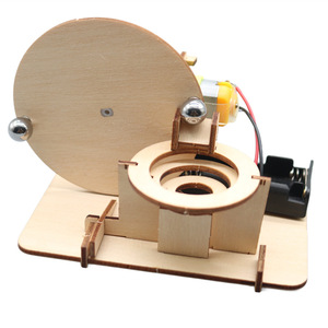 OKYN-G5406 Kit Scientifico in Legno con Sfera Magnetica, Giocattolo Educativo STEM per l'Apprendimento della Fisica per Bambini - Product Image 3
