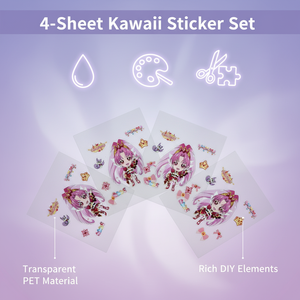 สติกเกอร์อนิเมะกันน้ำแบบมีกาวในตัว เหมาะสำหรับแล็ปท็อปและของสะสมของแฟนคลับ สติกเกอร์ตัวละครอนิเมะแบบพิมพ์ตามสั่ง - Product Image 3