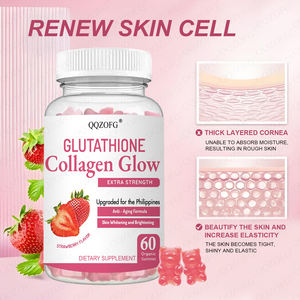 Ldj נוסף חוזק glutathione gummies הקולגן טבעוני 60 גומומי עור בהיר להתאמה אישית למבוגרים לנשים בהריון - Product Image 5