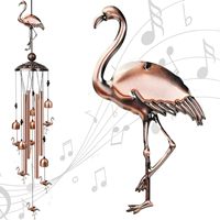 Carillons à vent vintage en cuivre haut de gamme, ornements suspendus en forme d'animaux, décoratifs et étanches pour jardin et cour extérieurs