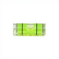 Cylindre en verre avec jauge de niveau 9x25mm pour accessoires de nivellement de cadre et de support