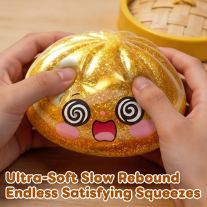 Jouets Squishy Mystery Dumpling Jumbo à paillettes rares pour tous les âges - Product Image 5