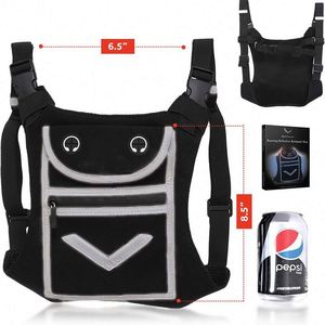 BSCI Factory high quality <b>Mini</b> <b>Backpack</b> Vest for Men Women man lady Reflective Holds Accessories Lightweight - Product Image 1