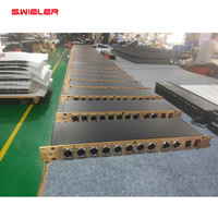 Stage Lighting 8-Channel Dmx Splitter DMX 512Signal Amplifier Metal Shell Audio Transformer 110/220V Power Mixer Dmx Distributor