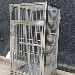 Grote Papegaaienkooi Roestvrijstalen Papegaaienkooi - Product Image 1