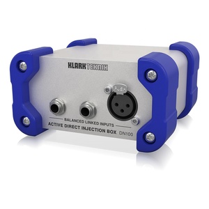 <span class=keywords><strong>Klark</strong></span> Teknik DN100 V2 Boîte <span class=keywords><strong>DI</strong></span> active monocanal Équipement de musique de scène Guitare Basse Alimentation fantôme 48V - Product Image 3