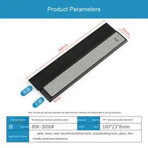 Cuchillo de cocina portátil de <span class=keywords><strong>esmeril</strong></span> y tijeras, artefacto afilador, herramienta de molienda de acero de ángulo <span class=keywords><strong>fijo</strong></span> para tallar Jade y piedra - Product Image 2