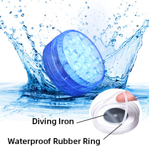 IP68 Waterproof LED Underwater Lamp Bath Shower <strong>Bathtub</strong> <strong>Light</strong> Hot Tub <strong>for</strong> Kids and Adults Pond <strong>Lights</strong> <strong>for</strong> Garden Application - Product Image 2