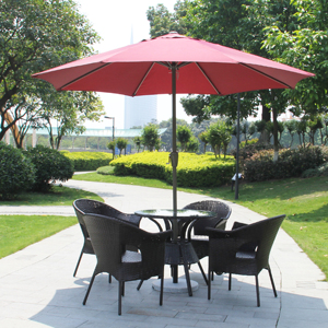 Moderner Großhandel Rattan Garden Patio <span class=keywords><strong>Sofa</strong></span> Tisch und Stühle Möbel Set Support Custom ized Service - Product Image 6