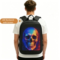 Mochila Publicitaria LED Programable con Control por Aplicación Inteligente, Pantalla de Alta Luminosidad para Eventos Promocionales