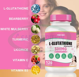 Cuidado DE LA SALUD colágeno l-glutatión vitamina C blanqueamiento de la piel 5000mg l-glutatión cápsulas - Product Image 5