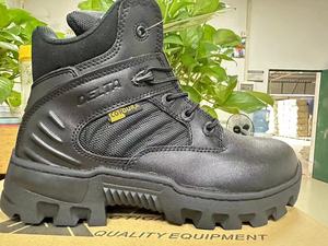 TSB10 Middle <b>Hiking</b> <b>Boots</b> High Tactical <b>Boots</b> with All Around Seam Stitches Ankle <b>Boots</b> with Side Zip - Product Image 3