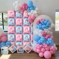 Kit de décoration murale en feuille d'aluminium 4D à motif damier avec auto-adhésif pour anniversaire, mariage, fête, photomaton