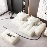 US-Lager Modulares Ecksofa Komprimiertes Stoff-Möbelset Dropshipping Wohnzimmer-Sofa Couch Verkauf Cama