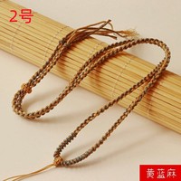 Collier en diamant de style ethnique tibétain, pendentif tressé fait à la main, cordon Thangka, accessoires en corde, collier en corde tressée DIY