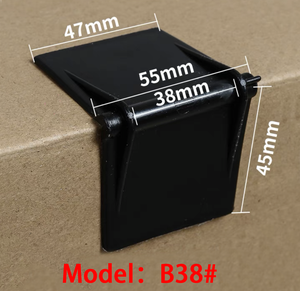 38mm Soft L-shaped Packaging Corner Protector <b>Plastic</b> Corner Cardboard Box <b>Edge</b> Corner Protector SB38# - Product Image 1
