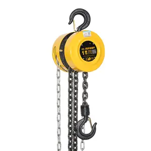 High Quality HSZ Hand Round Hoist 2.5t Cheap Chain Pulley Block Manufacturers