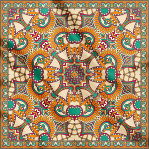 洗練されたシルクスカーフデザインミニマリストの審美的なカスタムメイドの専門家や高級ライフスタイルのお客様 - Product Image 2