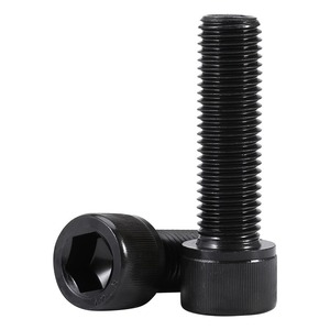 สกรูหัวหกเหลี่ยมสีดำ ยี่ห้อ Bibo Yaente รุ่น Black Hex Socket Head Cap Screws Allen Bolts ขนาด M6 M12 M14 M20 สกรูเกลียวเต็มสีดำ สกรูหัวหกเหลี่ยม - Product Image 3