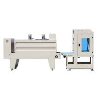 Máquina de manga tipo manguito completamente automática, caja de espuma de agua Mineral, máquina de sellado de película PE de cartón exprés, máquina de película termorretráctil
