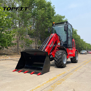 TOPFIT H280T 2.5Ton <b>Mini</b> Skid Steer Loader 0.4m Bucket Diesel Engine High Efficiency Wheel Loader with PWG Hydraulic Pump - Product Image 1