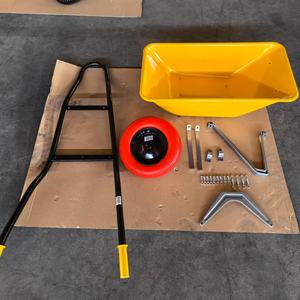 Carretilla Popular de 75L Modelo WB6401 para Venta al por Mayor, Mercado de España y Portugal, Herramientas Agrícolas, Equipo Versátil de Uso General - Product Image 2