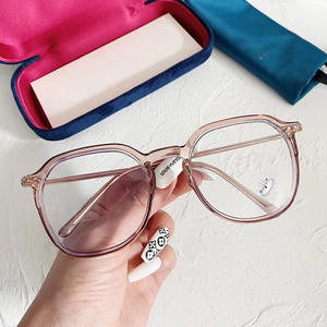 Montures de lunettes Qianai, rectangulaires, TR90, monture complète, anti-lumière bleue, unisexe, T5-19087 - Product Image 2