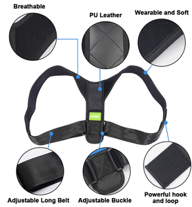 Corrector <span class=keywords><strong>de</strong></span> Postura Deportivo Ergonómico, Ventilado, Transpirable, Duradero, Compresivo, Estabilizador, Alineador Corporal, Flexible - Product Image 2