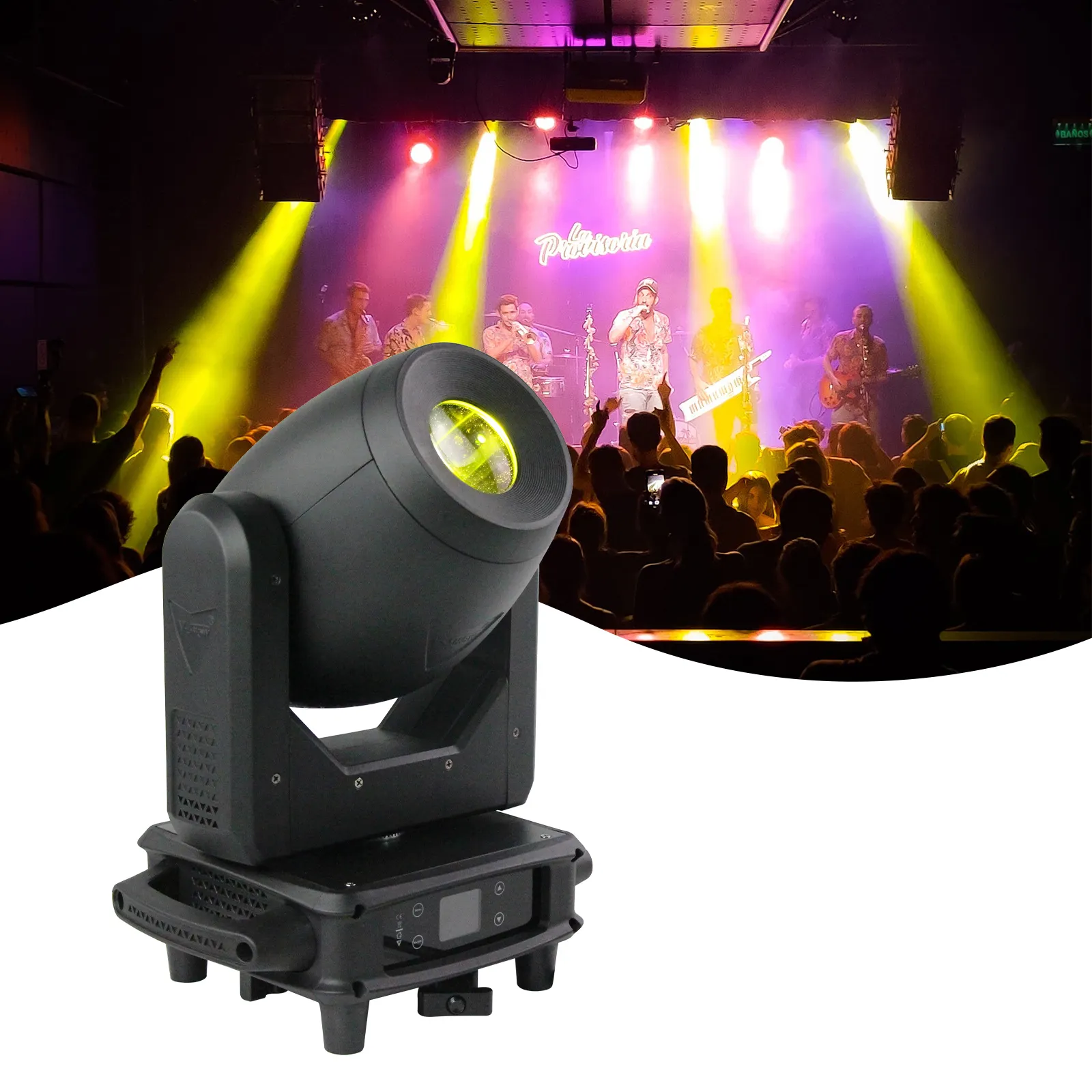 Profesional Gobo Bergerak DJ Light 150 W Profesional Gobo Stage Moving Head Light untuk Partai 150 W Lampu LED Moving Head