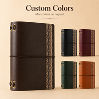 Carnet de notes de luxe personnalisé en cuir PU souple A5, agenda premium, avec logo, cadeau, inserts rechargeables, reliure à cordon élastique