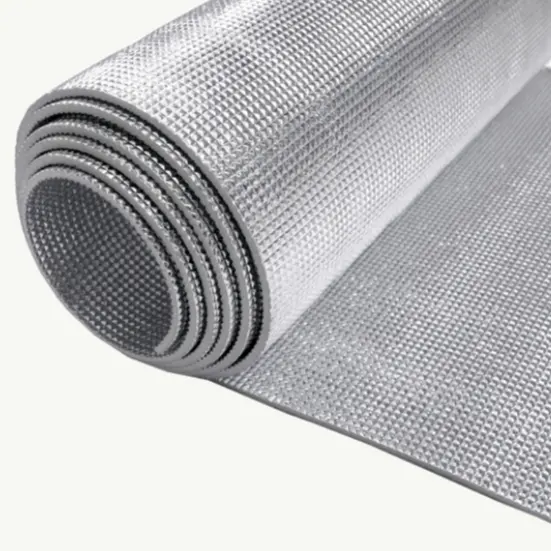 Produttore foglio di schiuma EPE in alluminio barriera radiante isolamento del radiatore fogli termici riflettenti metailizati