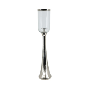 Glass <b>Hurricane</b> <b>Candle</b> Holder Tall Pillar Taper Candlestick For Home Decor Table - Product Image 3