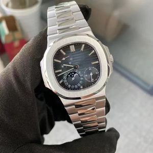 Montres mécaniques automatiques de luxe pour hommes, en acier inoxydable avec verre saphir, Pateker Philippes, vente en gros - Product Image 2