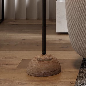 Stone Dome Floor Lamp H1300mm Travertine Lampshade LED Light Source Retro Villa Living Room Lamp - Product Image 3