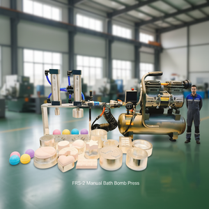เครื่องกดทำบาธบอมแบบกึ่งอัตโนมัติ FRS-8 พร้อมระบบควบคุม PLC ตัวเครื่องทำจากสแตนเลส SUS 304 - Product Image 6