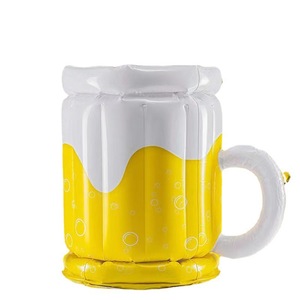 Extérieur Festival Fête Fleur Décoration Décor Porte-Boisson <span class=keywords><strong>Piscine</strong></span> Plateau Pvc Gonflable Flottant Pub Bar Refroidisseur Seau À Glace - Product Image 3