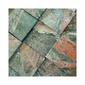 Sh Steen Goedkope Prijsoprit Stoepranden Veelkleurige Parkeerrand Rode Granieten Straatsteen - Product Image 1