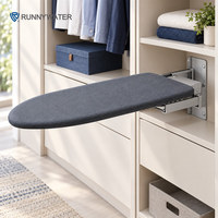 Planche à repasser rotative murale escamotable et pliable pour armoire, gain de place