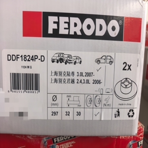 Disco Freno <span class=keywords><strong>FERODO</strong></span> DDF1824P-D 297mm 32mm per Buick LaCrosse 2.4 3.0L 2006- e Buick Royaum 3.0L 2007- (Set da 2 Pezzi) - Product Image 4