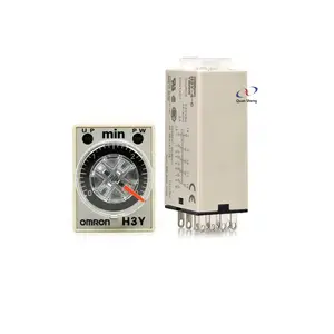 H3Y-4-C de contrôle de retard de mise sous tension de relais de temps OMRON d'origine AC220V 3M 4 groupes 14pin H3Y-4-C de relais de temps