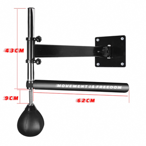 Bola <span class=keywords><strong>de</strong></span> reflejos <span class=keywords><strong>de</strong></span> <span class=keywords><strong>boxeo</strong></span> transfronteriza, tipo palo giratorio, montada en pared, retráctil, sensible, para velocidad y esquiva <span class=keywords><strong>de</strong></span> golpes - Product Image 4