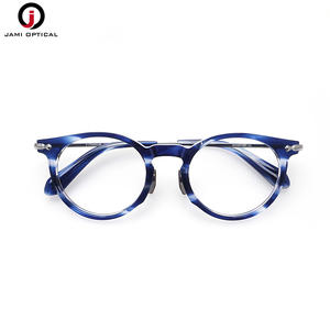 Montures <span class=keywords><strong>de</strong></span> lunettes en titane <span class=keywords><strong>de</strong></span> dernière génération, lunettes optiques rondes <span class=keywords><strong>de</strong></span> haute qualité pour femmes et hommes - Product Image 2