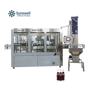 Good Price Carbonated Drink Bottling Equipment Glass Bottle Washing Filling and Capping Machine for CSD Production Line