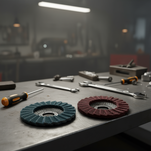 Discos de Láminas Fervi de 115 mm, Discos Abrasivos para Acondicionamiento de Superficies - Product Image 3